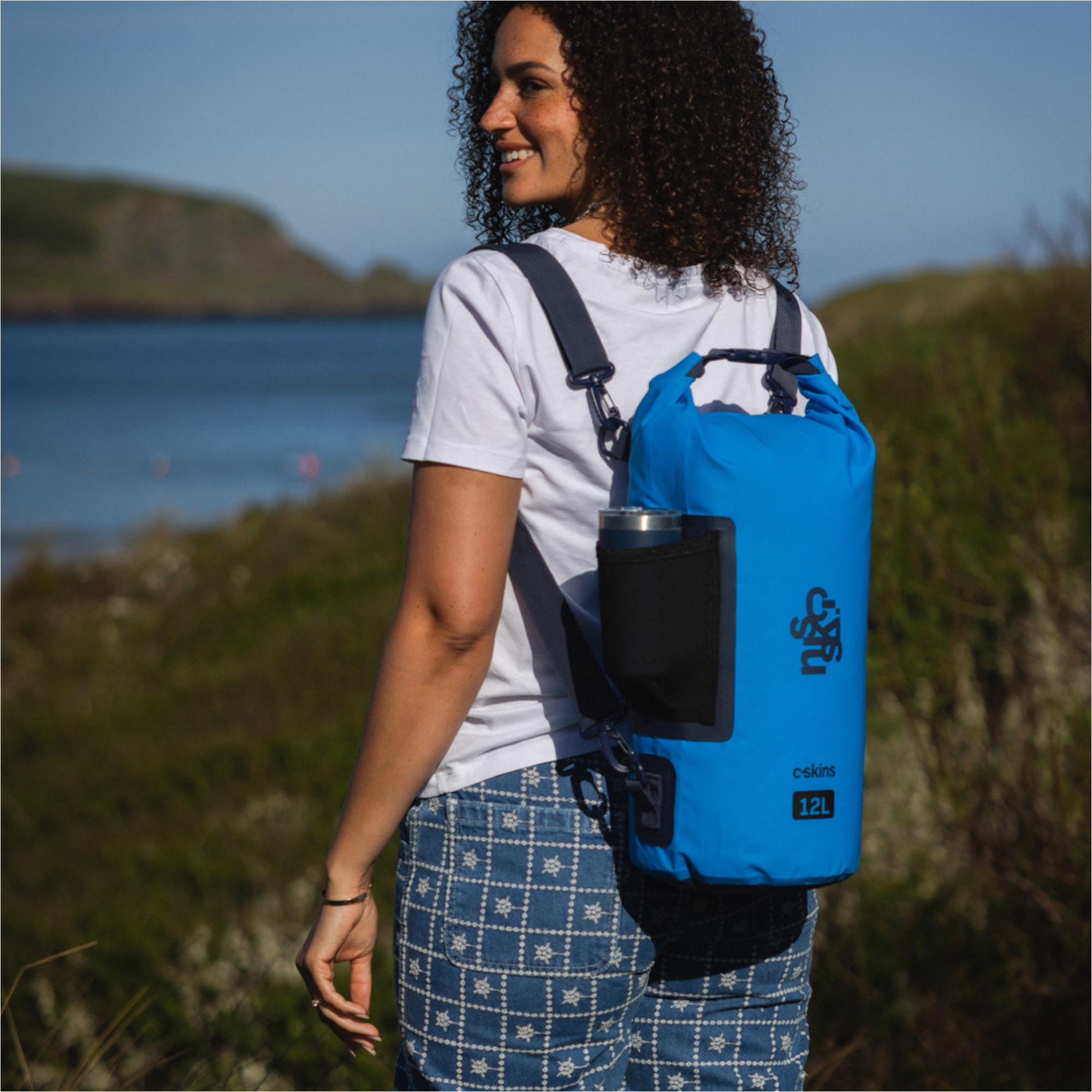 2026 C-Skins Session 12L Dry Bag C-DBSE12 - Hawaiian Blue